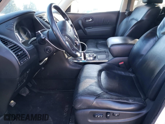 2011 Infiniti QX56 8-passenger z VIN JN8AZ2NC0B9301816, wystawiony jako Copart lot #47070355 z przebiegiem Nie podano mil oraz Szkoda całkowita • Salvage title. Historia ofert i sprzedaży dostępna na DreamBid. Obrazek 7.