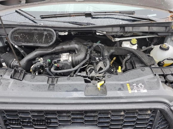 2023 Ford Transit Cargo with VIN 1FTBR2X81PKA94796, listed as a Copart auction lot 59571775 with 17,769 mi miles and Salvage title. Bid and sale history available at DreamBid. Image 12.