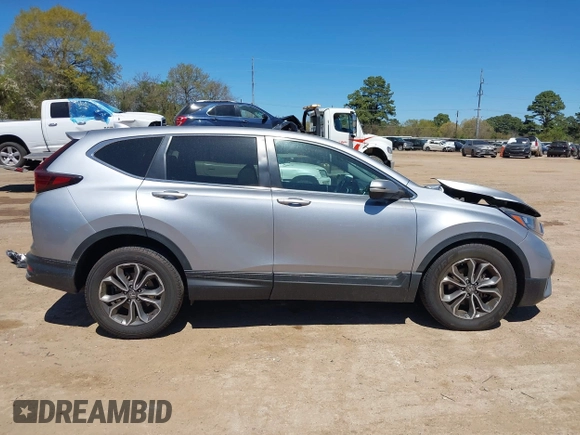 2022 Honda CR-V EX with VIN 7FARW1H55NE019958, listed as a IAAI auction lot 41871169 with 54,481 mi miles. Bid and sale history available at carsss.com. Image 14.