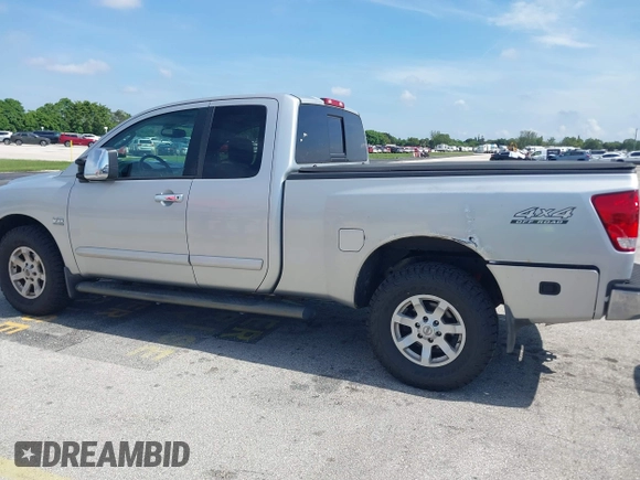 2004 Nissan Titan SE с VIN 1N6AA06B64N576675, выставлен на аукционе IAAI как лот 42689929 с пробегом 57 120 миль миль и . История ставок и продаж доступна на DreamBid. Изображение 6.
