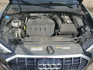 2020 Audi Q3 Premium with VIN WA1AECF35L1035909, listed as a Copart auction lot 49854725 with 78,602 mi miles and Salvage title. Bid and sale history available at DreamBid. Image 12.