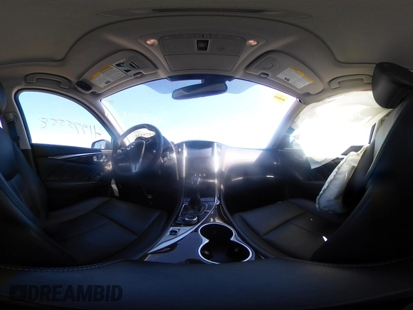2018 Infiniti Q50 3.0t LUXE with VIN JN1EV7AR5JM441925, listed as a IAAI auction lot 41975558 with 139,243 mi miles. Bid and sale history available at carsss.com. Image 20.