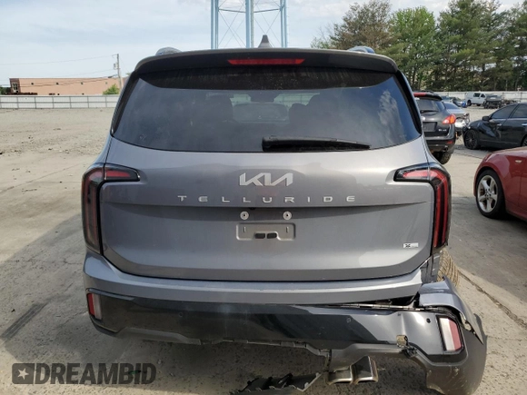 2024 Kia Telluride EX с VIN 5XYP3DGC7RG455996, выставлен на аукционе Copart как лот 54896095 с пробегом 25 362 миль миль и Списание • Salvage title. История ставок и продаж доступна на DreamBid. Изображение 6.