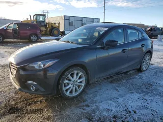 2014 Mazda 3 S Grand Touring with VIN JM1BM1M31E1178122, listed as a Copart auction lot 86832524 with 131,520 mi miles and Salvage title. Bid and sale history available at DreamBid. Image 1.