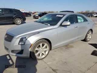2014 Cadillac ATS Standard RWD z VIN 1G6AA5RX2E0182048, wystawiony jako Copart lot #50177145 z przebiegiem 104 663 mil mil oraz Szkoda całkowita • Salvage title. Historia ofert i sprzedaży dostępna na DreamBid. Obrazek 1.