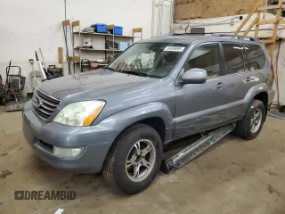 2003 Lexus GX 470 with VIN JTJBT20X030017245, listed as a Copart auction lot 50409895 with 275,362 mi miles and Salvage Title. Bid and sale history available at carsss.com. Image 1.