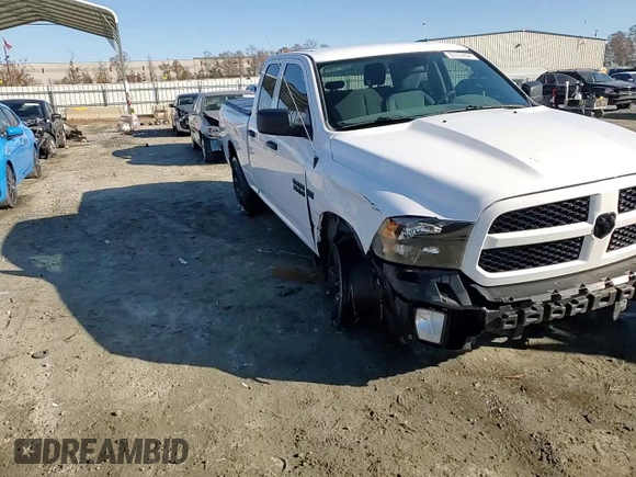 2018 Ram 1500 Tradesman with VIN 1C6RR6FT4JS280147, listed as a Copart auction lot 83537694 with 59,298 mi miles and Salvage title. Bid and sale history available at DreamBid. Image 14.