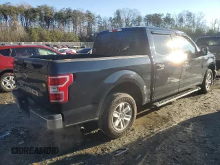 2018 Ford F-150 XL with VIN 1FTEW1C58JFC55219, listed as a Copart auction lot 84671284 with 106,179 mi miles and Salvage Title. Bid and sale history available at carsss.com. Image 3.