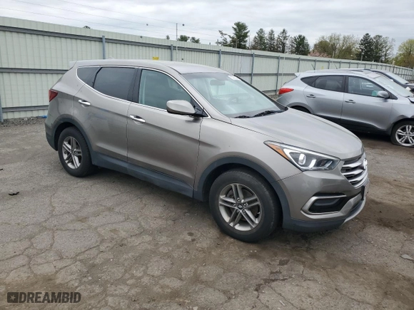 2017 Hyundai Santa Fe Sport 2.4L with VIN 5XYZTDLB1HG418494, listed as a Copart auction lot 53933345 with 120,282 mi miles and Salvage Title. Bid and sale history available at carsss.com. Image 4.