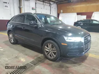 2016 Audi Q3 Premium Plus with VIN WA1EFCFS4GR024719, listed as a Copart auction lot 62001785 with 63,837 mi miles and Salvage title. Bid and sale history available at DreamBid. Image 4.