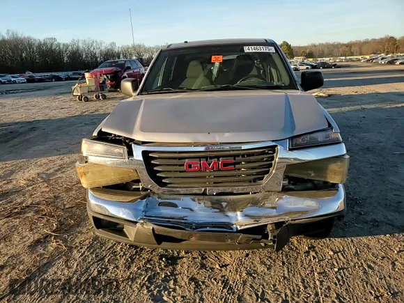 2005 GMC Canyon 1SC SLE Z85 with VIN 1GTCS136658277225, listed as a Copart auction lot 41463175 with 222,391 mi miles and Salvage Title. Bid and sale history available at carsss.com. Image 11.
