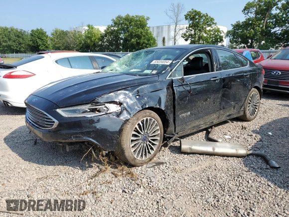 2018 Ford Fusion Hybrid Titanium with VIN 3FA6P0RU0JR182012, listed as a Copart auction lot 65034054 with 0 mi miles and Non Repairable. Bid and sale history available at carsss.com. Image 1.