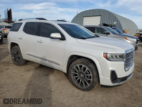 2022 GMC Acadia Denali with VIN 1GKKNXLS7NZ125794, listed as a Copart auction lot 42824315 with 45,468 mi miles and Salvage title. Bid and sale history available at DreamBid. Image 4.