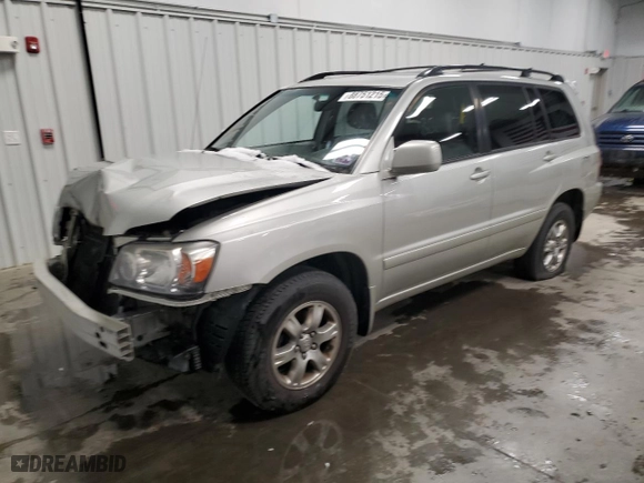 2007 Toyota Highlander w/3rd Row with VIN JTEEP21A070208762, listed as a Copart auction lot 88751215 with 172,314 mi miles and Salvage Title. Bid and sale history available at carsss.com. Image 1.