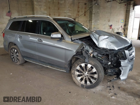 2017 Mercedes-Benz GLS 450 с VIN 4JGDF6EE7HA773931, выставлен на аукционе IAAI как лот 42308022 с пробегом 81 298 миль миль и . История ставок и продаж доступна на DreamBid. Изображение 1.