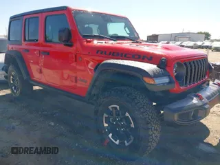 2025 Jeep Wrangler Rubicon with VIN 1C4PJXFN8SW525573, listed as a IAAI auction lot 42029493 with 913 mi miles and . Bid and sale history available at DreamBid. Image 1.