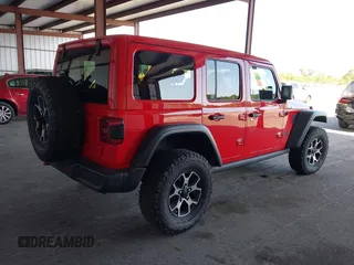 2021 Jeep Wrangler Unlimited Rubicon z VIN 1C4HJXFG8MW785318, wystawiony jako IAAI lot #42118969 z przebiegiem 61 572 mil mil oraz . Historia ofert i sprzedaży dostępna na DreamBid. Obrazek 4.
