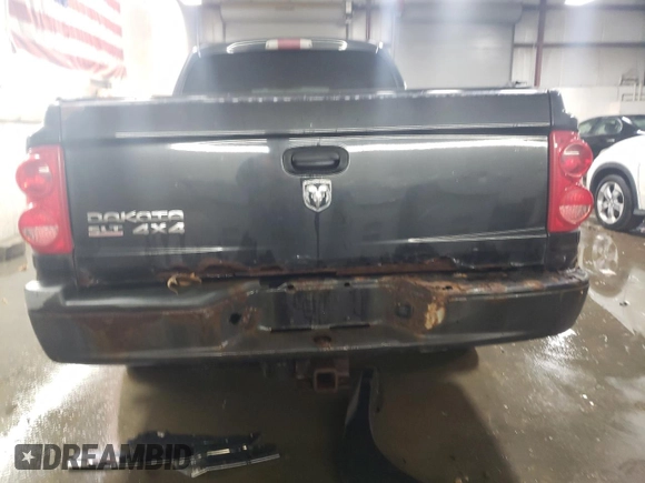2007 Dodge Dakota SLT with VIN 1D7HW48K17S263679, listed as a Copart auction lot 86000434 with 183,379 mi miles and Salvage Title. Bid and sale history available at carsss.com. Image 6.
