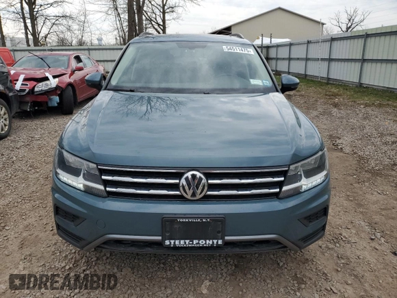 2019 Volkswagen Tiguan SE with VIN 3VV2B7AX0KM132572, listed as a Copart auction lot 54511475 with 65,394 mi miles and Salvage Title. Bid and sale history available at DreamBid. Image 5.