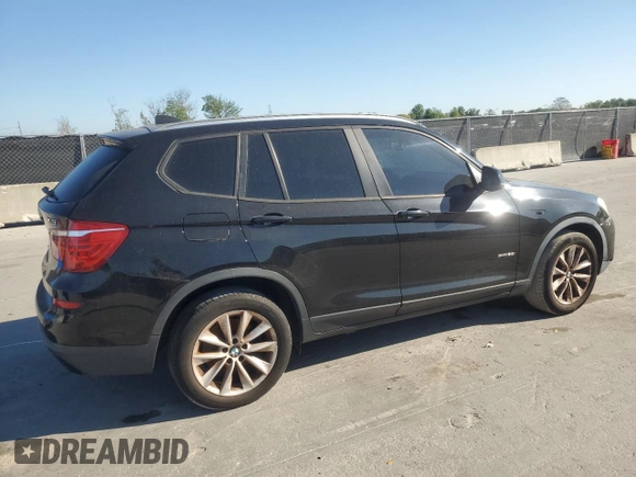 2016 BMW X3 sDrive28i with VIN 5UXWZ7C50G0M83790, listed as a Copart auction lot 49146635 with 201,172 mi miles and Clean Title. Bid and sale history available at DreamBid. Image 3.