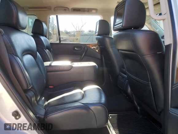 2017 Infiniti QX80 with VIN JN8AZ2NE2H9156143, listed as a Copart auction lot 42945985 with 157,392 mi miles and Salvage Title. Bid and sale history available at DreamBid. Image 11.