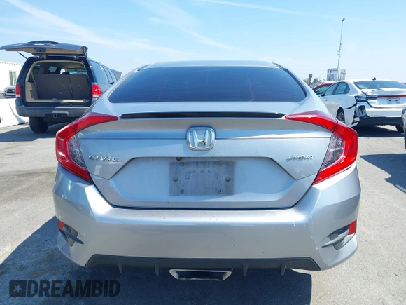 2019 Honda Civic Sedan Sport with VIN 2HGFC2F85KH515599, listed as a IAAI auction lot 41885201 with 76,653 mi miles. Bid and sale history available at carsss.com. Image 16.