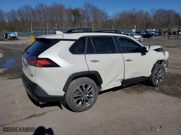 2019 Toyota RAV4 Limited with VIN JTMN1RFV2KD503518, listed as a Copart auction lot 49707985 with 52,077 mi miles and Salvage Title. Bid and sale history available at carsss.com. Image 3.