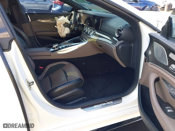 2019 Mercedes-Benz AMG GT with VIN WDD7X8JB2KA001338, listed as a IAAI auction lot 41437736 with NaN miles. Bid and sale history available at carsss.com. Image 5.