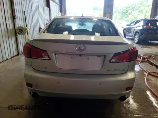 2009 Lexus IS 250 with VIN JTHCK262295028568, listed as a Copart auction lot 60450065 with 106,387 mi miles and Salvage title. Bid and sale history available at DreamBid. Image 6.