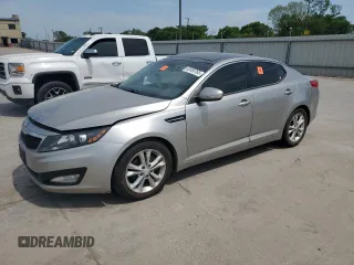2013 Kia Optima EX with VIN 5XXGN4A76DG223408, listed as a Copart auction lot 52455765 with 71,358 mi miles and Salvage Title. Bid and sale history available at carsss.com. Image 1.