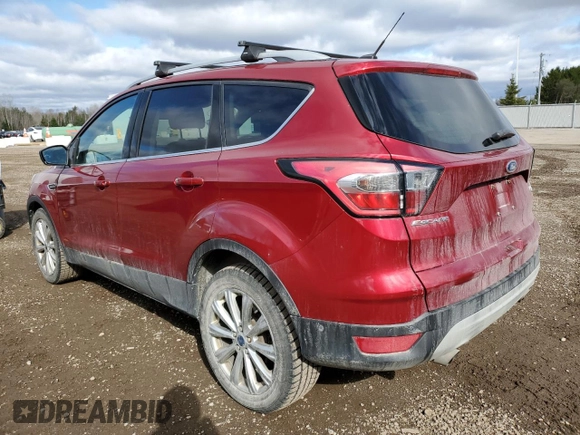 2017 Ford Escape Titanium with VIN 1FMCU9J98HUB68357, listed as a Copart auction lot 53839855 with 252,398 mi miles and Clean Title. Bid and sale history available at carsss.com. Image 2.
