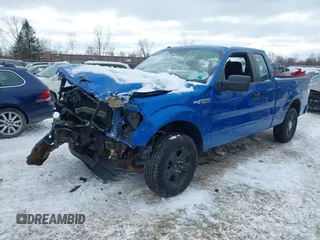 2014 Ford F-150 XL with VIN 1FTFX1EFXEKG30547, listed as a IAAI auction lot 41582539 with 117,314 mi miles. Bid and sale history available at carsss.com. Image 2.