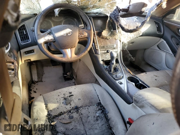 2017 Infiniti Q50 Premium with VIN JN1EV7ARXHM831042, listed as a Copart auction lot 55333025 with Not Provided miles and Clean Title. Bid and sale history available at DreamBid. Image 8.