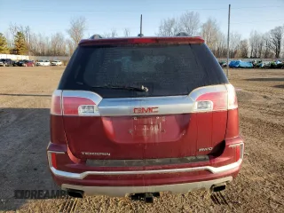2016 GMC Terrain Denali with VIN 2GKFLVE38G6287353, listed as a Copart auction lot 51496085 with 135,741 mi miles and Salvage title. Bid and sale history available at DreamBid. Image 6.