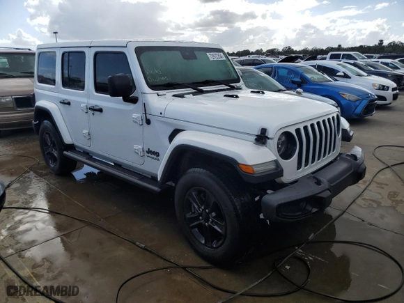 2019 Jeep Wrangler Unlimited Sahara Altitude with VIN 1C4HJXEGXKW648069, listed as a Copart auction lot 73972354 with 55,743 mi miles and Non Repairable. Bid and sale history available at carsss.com. Image 4.