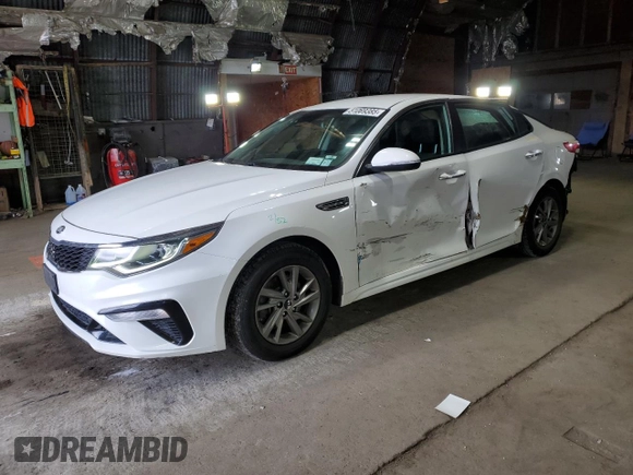 2019 Kia Optima LX with VIN 5XXGT4L32KG335927, listed as a Copart auction lot 51069385 with 159,465 mi miles and Salvage Title. Bid and sale history available at carsss.com. Image 1.