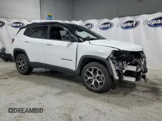 2025 Jeep Compass Limited with VIN 3C4NJDCN0ST565517, listed as a Copart auction lot 61679475 with 6,153 mi miles and Clean title. Bid and sale history available at DreamBid. Image 4.