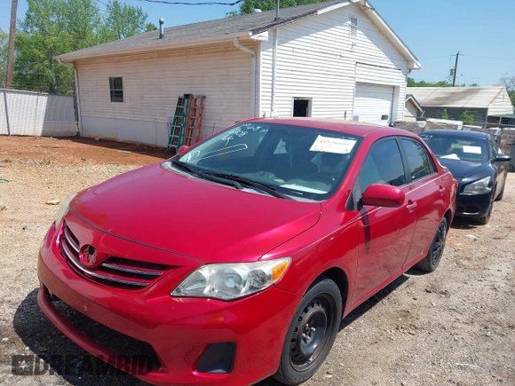 2013 Toyota Corolla L with VIN 5YFBU4EE1DP082051, listed as a IAAI auction lot 41976408 with 208,361 mi miles and . Bid and sale history available at DreamBid. Image 20.