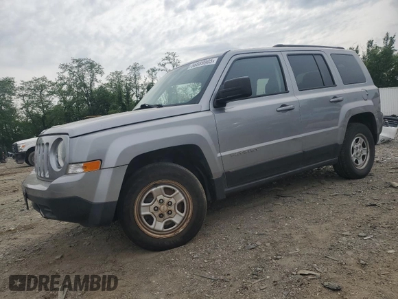 2017 Jeep Patriot Sport with VIN 1C4NJPBAXHD140823, listed as a Copart auction lot 56889905 with 134,532 mi miles and Clean Title. Bid and sale history available at DreamBid. Image 1.