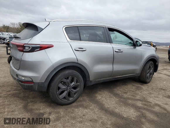 2021 Kia Sportage S with VIN KNDP6CAC7M7888945, listed as a Copart auction lot 47769305 with 61,571 mi miles and Salvage Title. Bid and sale history available at DreamBid. Image 3.