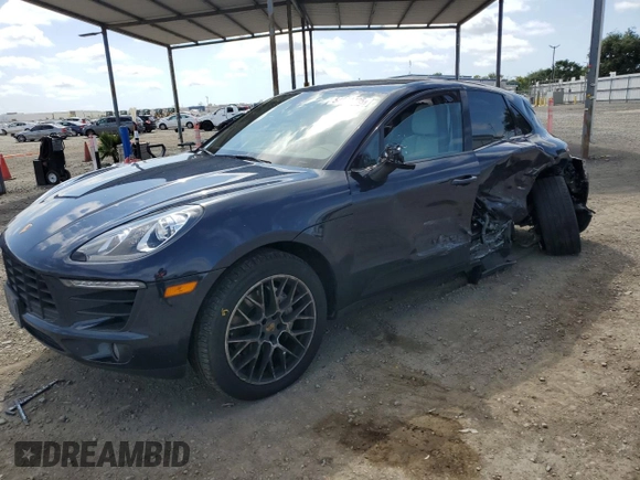 2018 Porsche Macan S with VIN WP1AB2A51JLB35667, listed as a Copart auction lot 54934495 with Not provided miles and Salvage title. Bid and sale history available at DreamBid. Image 1.