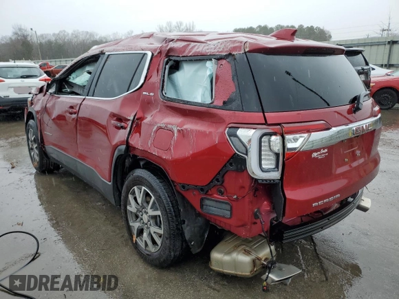 2020 GMC Acadia SLE with VIN 1GKKNKLS9LZ163527, listed as a Copart auction lot 43285745 with Not Provided miles and Non Repairable. Bid and sale history available at carsss.com. Image 2.