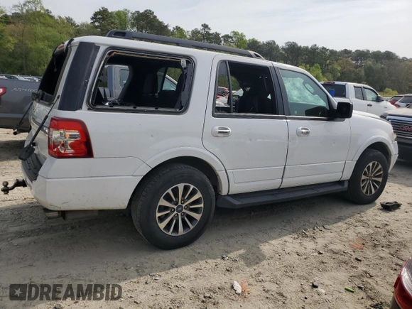 2015 Ford Expedition XLT z VIN 1FMJU1JT3FEF39744, wystawiony jako Copart lot #53381645 z przebiegiem Nie podano mil oraz Szkoda całkowita • Salvage title. Historia ofert i sprzedaży dostępna na DreamBid. Obrazek 3.