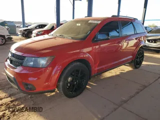 2017 Dodge Journey SXT z VIN 3C4PDCBBXHT522202, wystawiony jako Copart lot #55494755 z przebiegiem 123 377 mil mil oraz Szkoda całkowita • Salvage title. Historia ofert i sprzedaży dostępna na DreamBid. Obrazek 1.