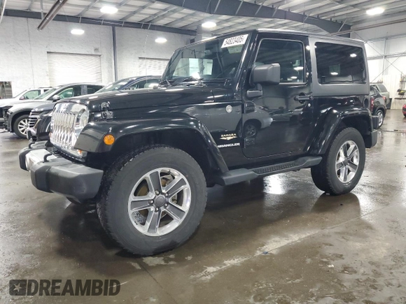 2013 Jeep Wrangler Sahara z VIN 1C4AJWBG5DL566559, wystawiony jako Copart lot #54823405 z przebiegiem 134 099 mil mil oraz Szkoda całkowita • Salvage title. Historia ofert i sprzedaży dostępna na DreamBid. Obrazek 1.