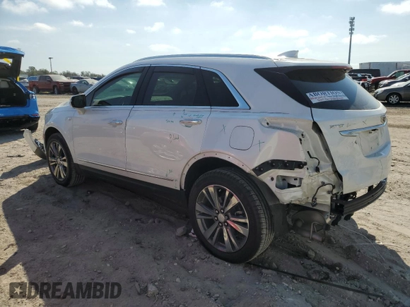 2023 Cadillac XT5 FWD Premium Luxury with VIN 1GYKNCRS9PZ224013, listed as a Copart auction lot 44164135 with 12,003 mi miles and Salvage Title. Bid and sale history available at carsss.com. Image 2.