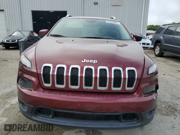 2018 Jeep Cherokee Latitude with VIN 1C4PJLCB5JD605782, listed as a Copart auction lot 51255005 with 56,077 mi miles and Salvage Title. Bid and sale history available at carsss.com. Image 5.
