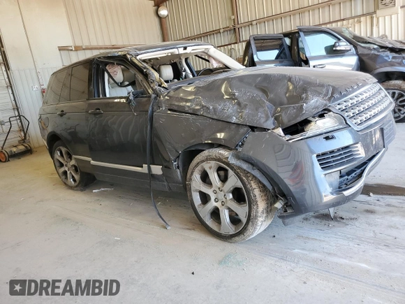 2017 Land Rover Range Rover с VIN SALGS2FE3HA324579, выставлен на аукционе Copart как лот 56676585 с пробегом Не указан миль и Списание • Salvage title. История ставок и продаж доступна на DreamBid. Изображение 4.