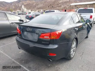 2006 Lexus IS 350 Auto with VIN JTHBE262465011477, listed as a IAAI auction lot 41178192 with 222,833 mi miles. Bid and sale history available at carsss.com. Image 4.