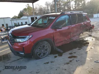 2024 Honda Passport TrailSport with VIN 5FNYF8H64RB019688, listed as a Copart auction lot 45953795 with 14,943 mi miles and Salvage Title. Bid and sale history available at carsss.com. Image 1.